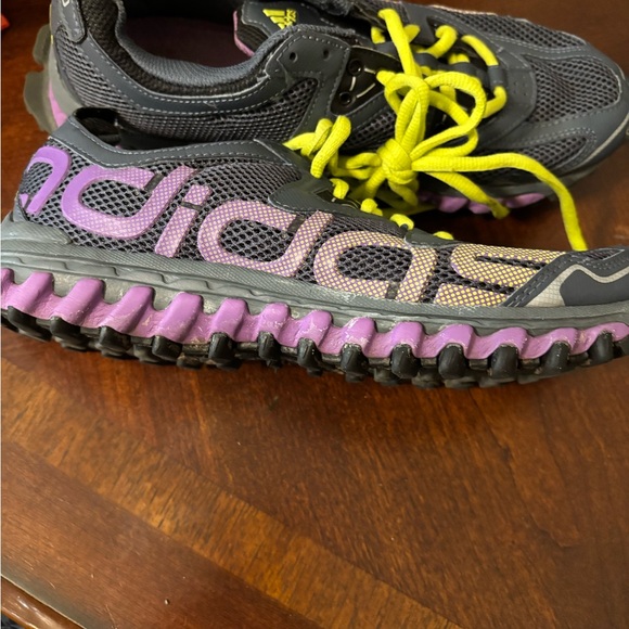 Adidas Women's Black and Purple Trail Shoes - Picture 3 of 8